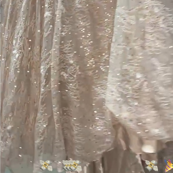 ✔️#68B/103) ❤️ BNWT MAC DUGGAL FEATHERED CRYSTAL EMBELLISHED GOWN #20246 - Picture 12 of 12